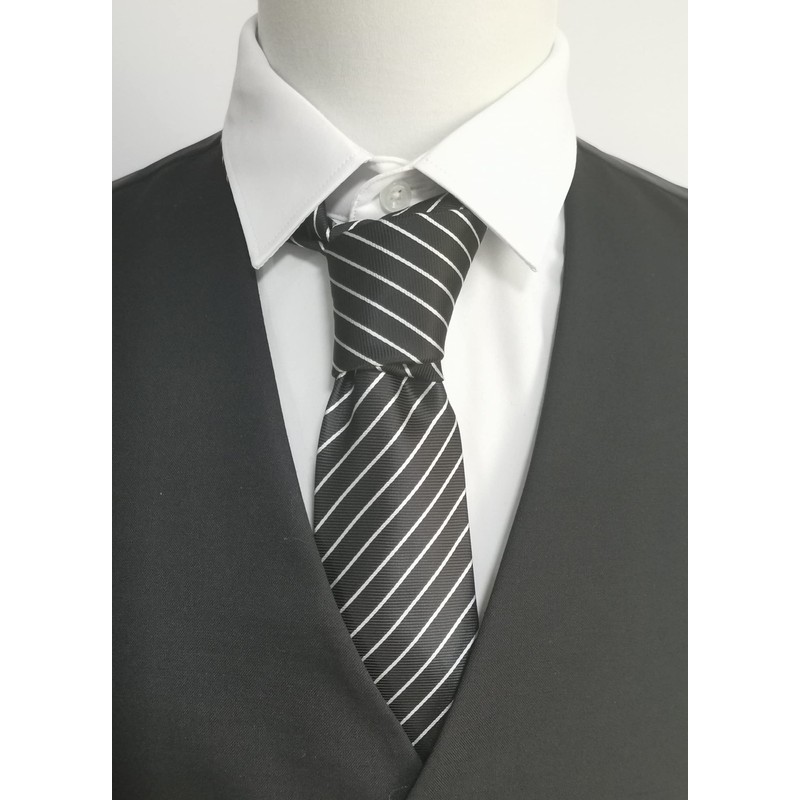 NECOTIA Brand, 2-Piece Necktie, 2-Piece Set, 2.8 inches (7 cm)