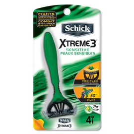 Schick Xtreme 3 Sensitive Peaux Sensibles Razors 4 ea