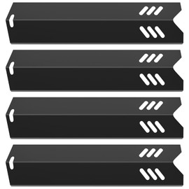 Grill Heat Plates Replacement Parts for Dyna-Glo, Backyard & Uniflame Grill, DGF510SBP, DGF493BNP, BY15-101-001-02, BY13-101-001-13, Porcelain Steel, 15" x 3-13/16", 4-Pack