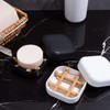 1 Pack Bamboo Soap Dishes for Bar Soap Holders for