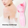 Foot Scrubber Shower Mat with Strong Suction Cups Prevent Slip
