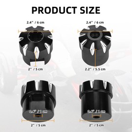 Sresk Aluminum CNC Frame Caps Replace The Stock Frame Caps For Cam-Am Spyder F3-S / F3-T / F3 LIMITED SPECIAL SERIES 2010-2023