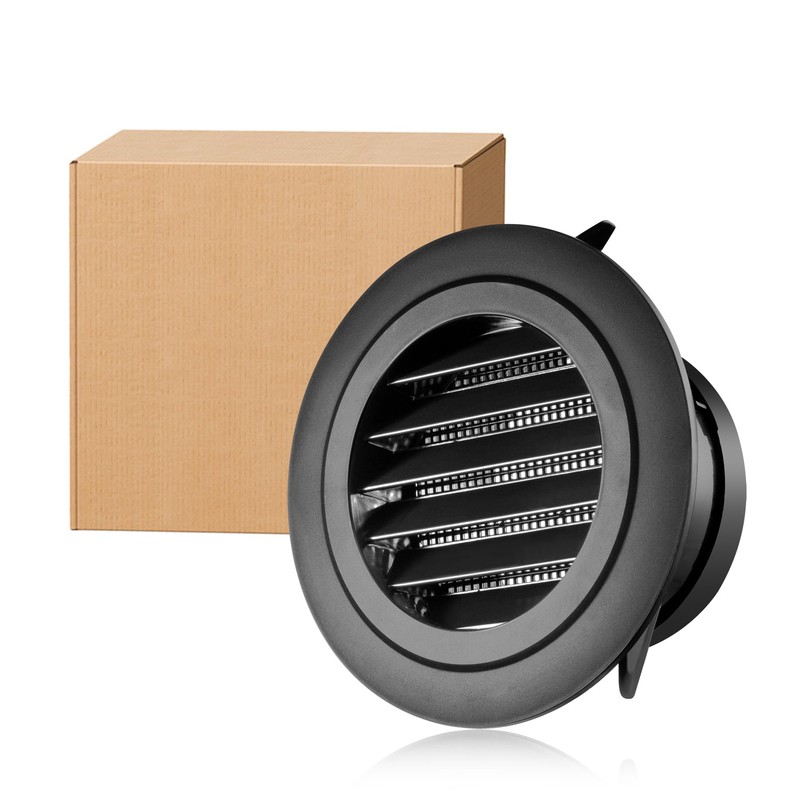 3 Inch Black Soffit Vent Covers, FocuVenHom Plastic Round Air