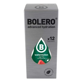 Bolero Advanced Hydration Classic Sachets, Sugar-Free Water-Flavoring Packets, Convenient Calorie-Free Drink-Mix Powder Packets, Watermelon, Pack of 12