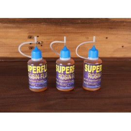 ROSIN FLUX 3x30 ml ROSIN FLUX SUPER FLUX NO CLEAN . MADE IN USA for electronics