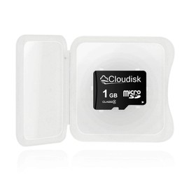 Cloudisk Pack of 2 Micro SD Card 1GB Flash Memory Card C4 with SD Adapter