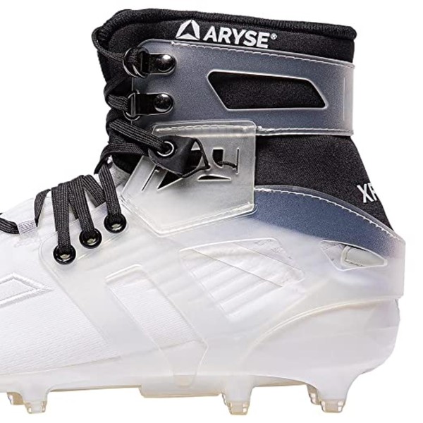 ARYSE XFAST - Tobillera estabilizadora de tacos, soporte superior para el tobillo para hombres y mujeres. Fútbol, fútbol, lacrosse, rugby y más - (XL, esmerilado, individual)