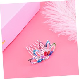 FOMIYES 3 Pcs Unique Bridal Hair Comb Rhinestone Crown Style Wedding Party Accessory