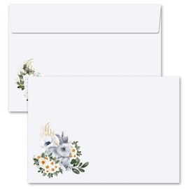 Envelopes Rabbit Meadow Flowers and Flowers DIN C6 162 x 114 mm Pack of 25