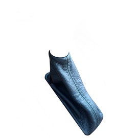 RedlineGoods shift boot compatible with Saturn L-series 1999-05. Tailor made - not universal. Genuine top-grade Italian Black leather with Red thread