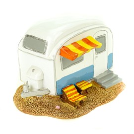 Taschen UDO Schmidt Money Box Caravan 14 cm Travel Fund Holiday Money Box, Multicoloured, 9 x 14 x 11 cm