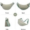 polyester Crossbody Bag Hobo Sling Crescent Bag Women Men Trendy