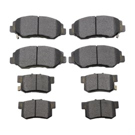 D914 D536 Front Rear Ceramic Brake Pads Sets Compatible with 2002-2004 Honda CR-V,For 2003-2011 Honda Element