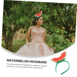 NOLITOY Watermelon Headband Bopper Accessory Cute Summer Hairpiece for Parties Festivals Daily Wear Craftsmanship Adorable Design for Adults