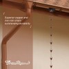 dreamysoul Copper Rain Chains for Outside, 10.43FT with 12 Cups