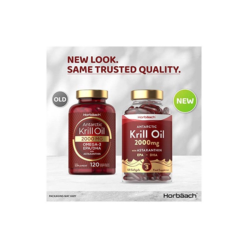 Antarctic Krill Oil 2000mg | High Strength | 120 Capsules