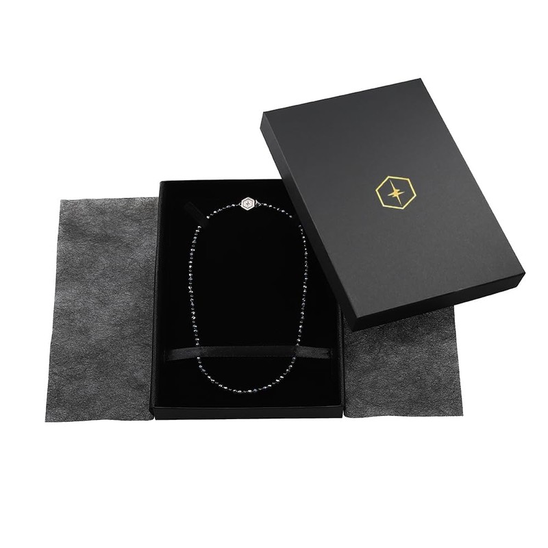 ZAAP Tech Necklace, BT Natural Stone, Black Tourmaline