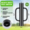 Gtongoko 12LB T Post Driver with Handles Heavy Duty Fence