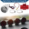 A ABSOPRO 1.42" Universal Digital Water Temperature Gauge Kit with