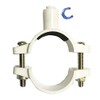 Drain Saddle Valve with 1/4" Quick Connect for Reverse Osmosis