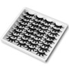 Bershnor 25MM False Eyelashes Faux Mink Fluffy Lashes Dramatic 3D