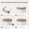 UBBCARE 4 Pack Baskets for Organizing, Woven Storage Baskets with