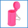 VekAuto Portable Smokeless Ashtray with Keychain Lid for Car Pink