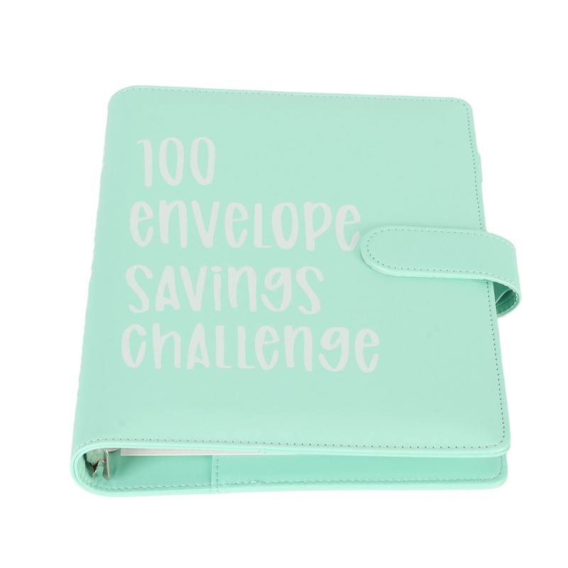 100 Envelopes Challenge Binder Waterproof A5 Money Saving Budget Binder