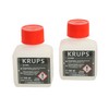 Krups XS9000 Flüssigreiniger für Kaffeevollautomaten mit einem Milchsystem, 2-er Pack