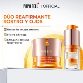 Kit Reafirmante Antiarrugas Papa Feel Retinol Face + Eye