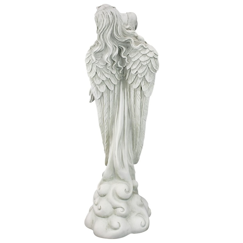Design Toscano Ascending Angel Garden Statue, Medium, Antique Stone
