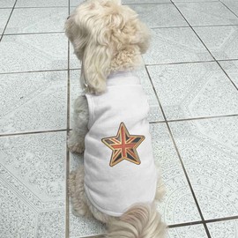 'Union Jack Star' Pet Dog/Cat T-Shirt (PT00145814)