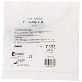 Plastalume Digiwrap Too Adjustable Toe Splint, Size 3