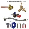 Brass Snap-On Bib Tap Outdoor Standard Tap Kit 4 with