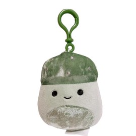 Squishmallows 2024 Velvet Squad 3.5" Mini Clip On Keychain (3.5" Ismail the Mushroom)