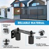 YogePote Heavy Duty Slide Gate Roller Guide with Steel L