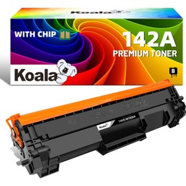 Koala 142A 142X Toner (with Chip) Compatible with HP Toner 142A W1420A W1420X Black for HP Laserjet MFP M140W Laserjet MFP M140 M139 M110W M110 Toner - 1 Black