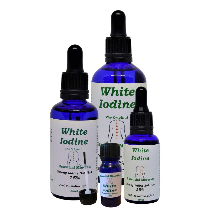 50ml 15% White Iodine Solution - Max Strength Decolourised Clear