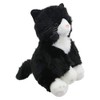 Wilberry WB001601 Cat Soft Toy, White,Black