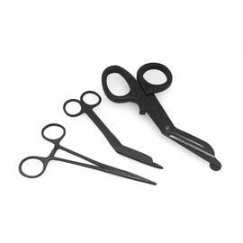 Tactical Black EMT/Paramedic Tools with Medical Bandage Scissors and Shears