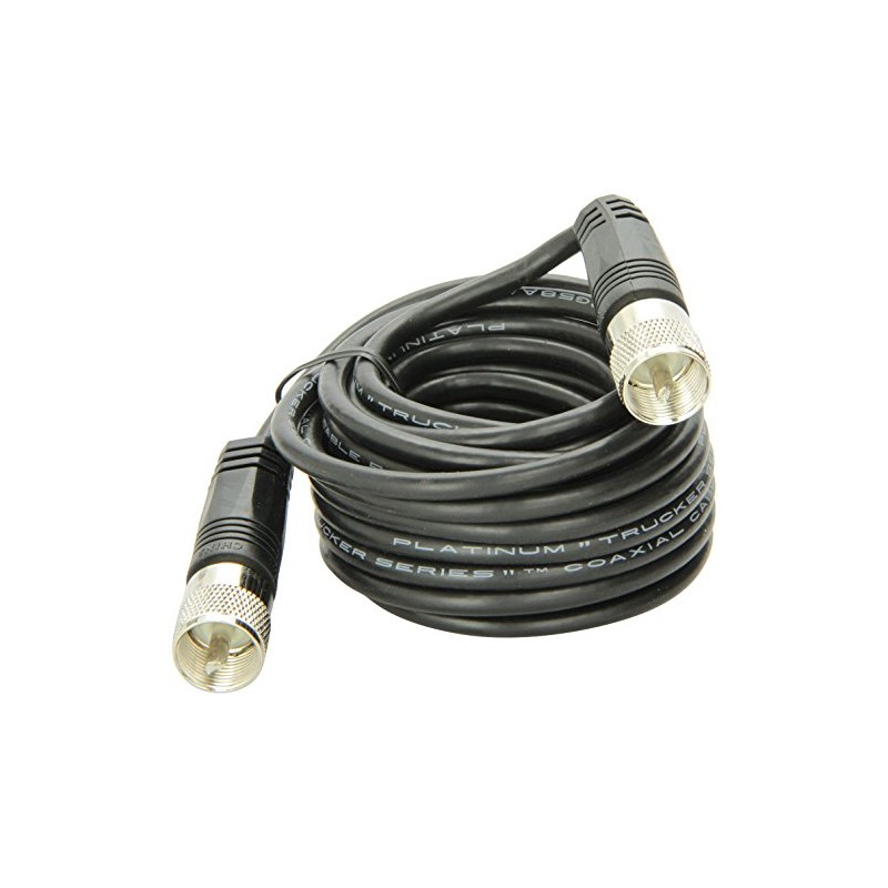 18' RG-58A/U Coaxial Cable With Pl-259 Connectors