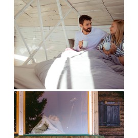 Clear Tarp 3' x 6' PVC 14 Mil Clear Tarps Heavy Duty Waterproof, 400g/m² Clear Tarps Vinyl with Grommets for Camping, Plants Greenhouse, Cars, Patio and Pavilion