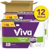 Viva Signature Cloth Paper Towels, 12 Triple Rolls, 129 Sheets