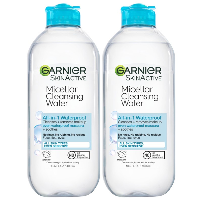 Garnier - Agua limpiadora micelar Skinactive para maquillaje a prueba