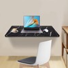 QUSKLISU Folding Wall Mount Desk, Floating Computer Desk Fold Down