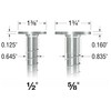 Simpson Strong-Tie THD50600WHMG Titen HD 1/2 in. x 6 in.