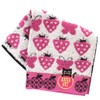 ANNA SUI 109482-0012-01 Towel Handkerchief, Fruit (Pink)