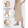 G4Free Skirts for Women with Pockets Fall Soft Elastic Waistband
