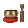 Marubhumi Tibetan Singing Bowl Set - Handcrafted Sound Bowl Meditation