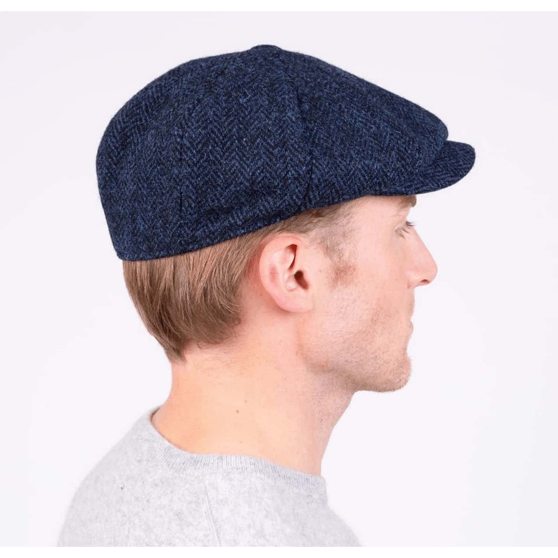 Failsworth Millinery Carloway Harris Tweed Baker Boy Gorra (última versión),